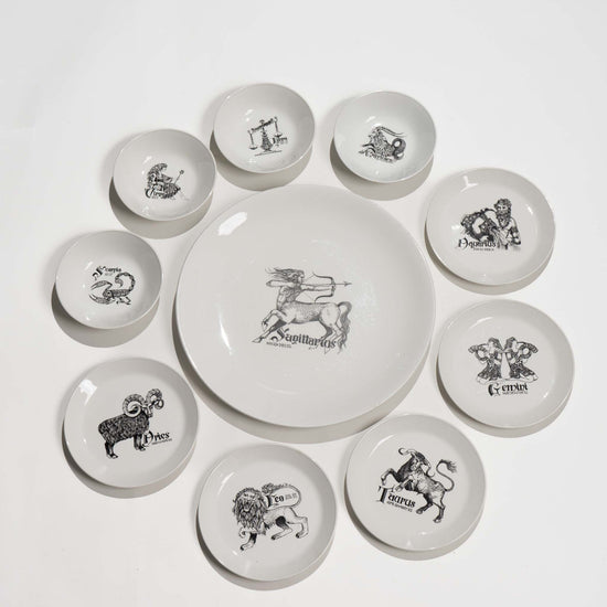 Load image into Gallery viewer, Vintage Zodiac Astrology Dinnerware Set - Bowls and Plates
