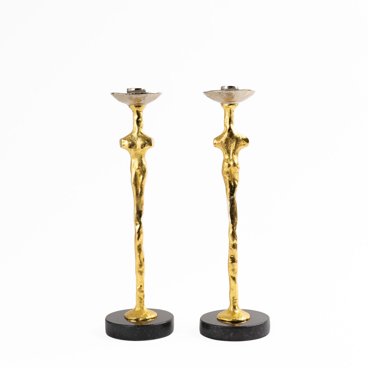 Michael Aram Adam Candleholders - gold home decor