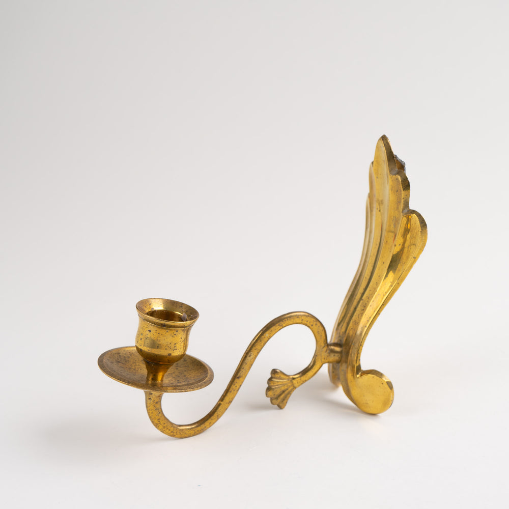 
                  
                    Vintage Brass Wall Sconces - Pair of Classic Taper Candle Holders
                  
                