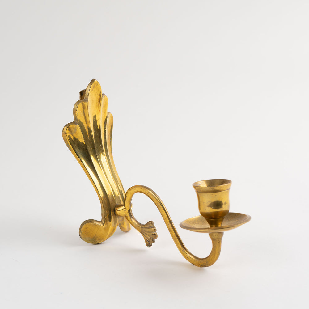 
                  
                    Vintage Brass Wall Sconces - Pair of Classic Taper Candle Holders
                  
                