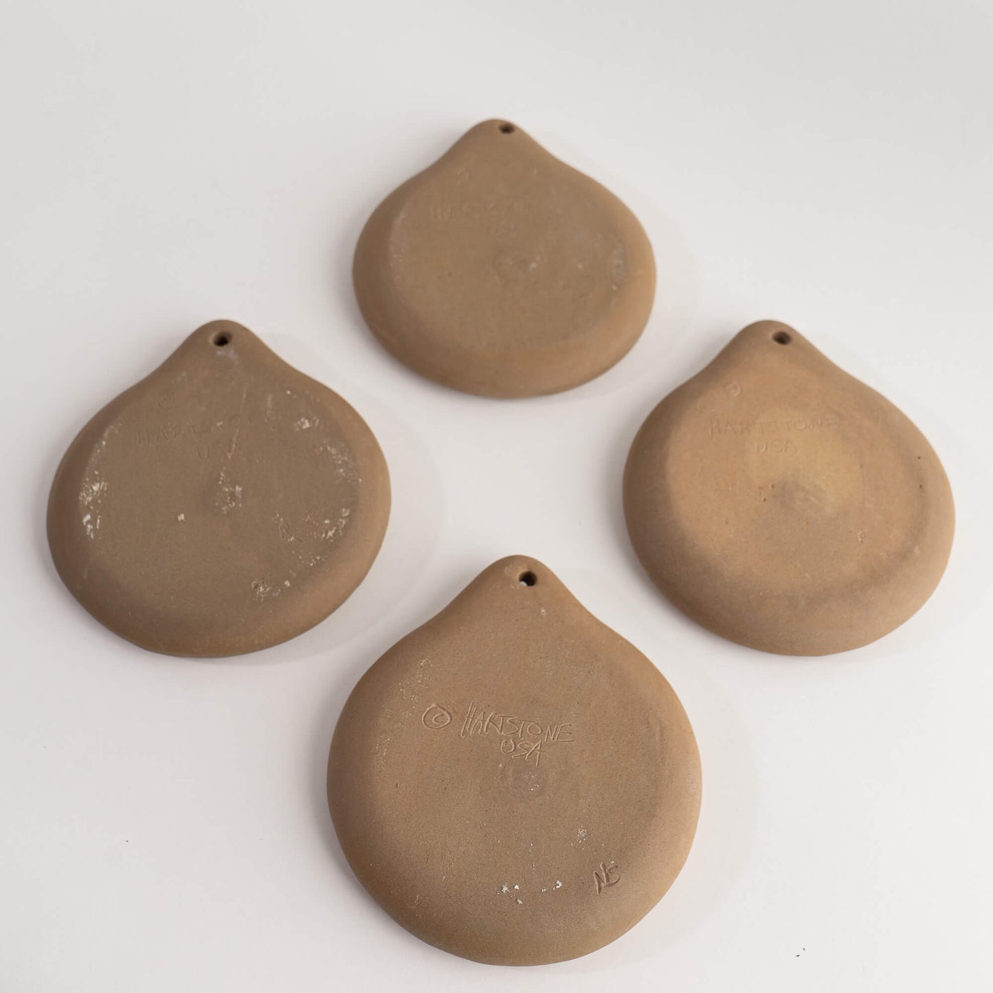Load image into Gallery viewer, Vintage Hartstone Celestial Cookie Molds - back - they have holes for hanging if needed 
