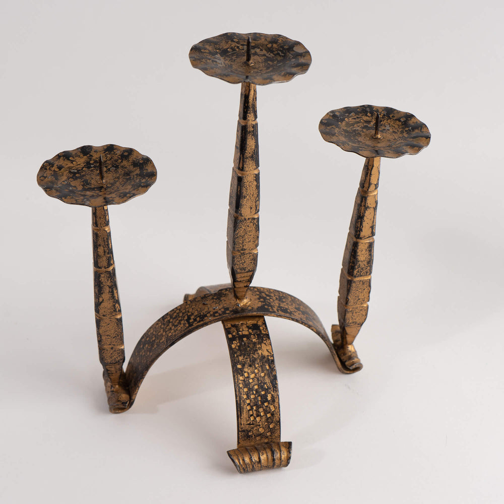 
                      
                        Vintage Brutalist Iron Candle Holder
                      
                    