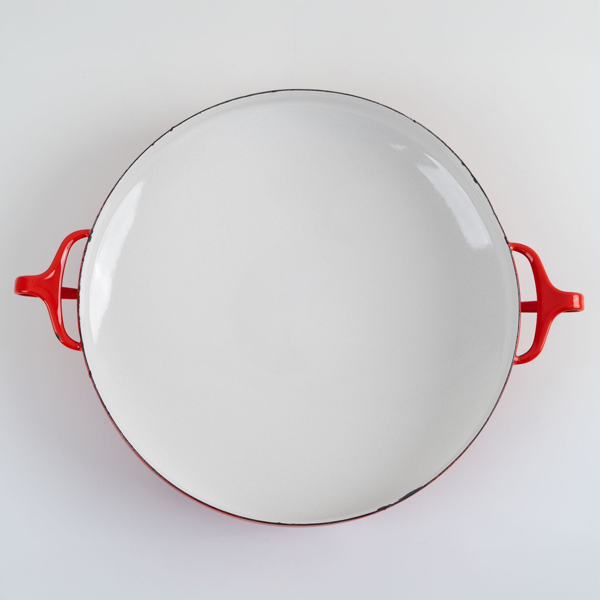 Vintage Dansk Kobenstyle Red Enamel Pots - Jens Quistgaard Design