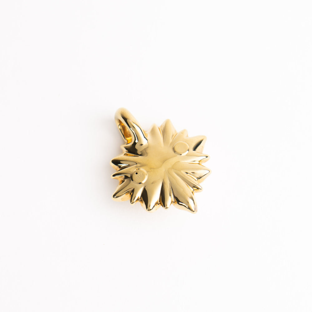 
                  
                    vintage 14k gold puffy sun back view 
                  
                