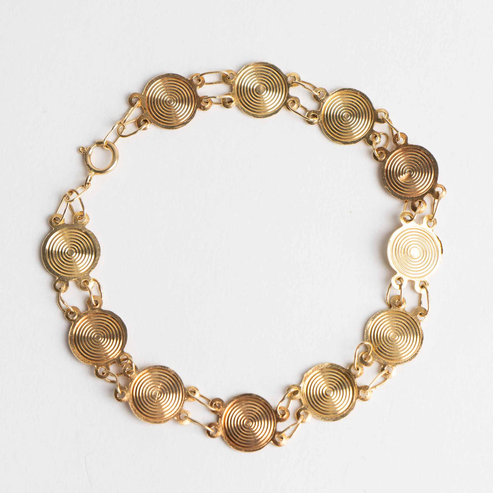 
                  
                     vintage 14k gold catholic saints charm bracelet

                  
                