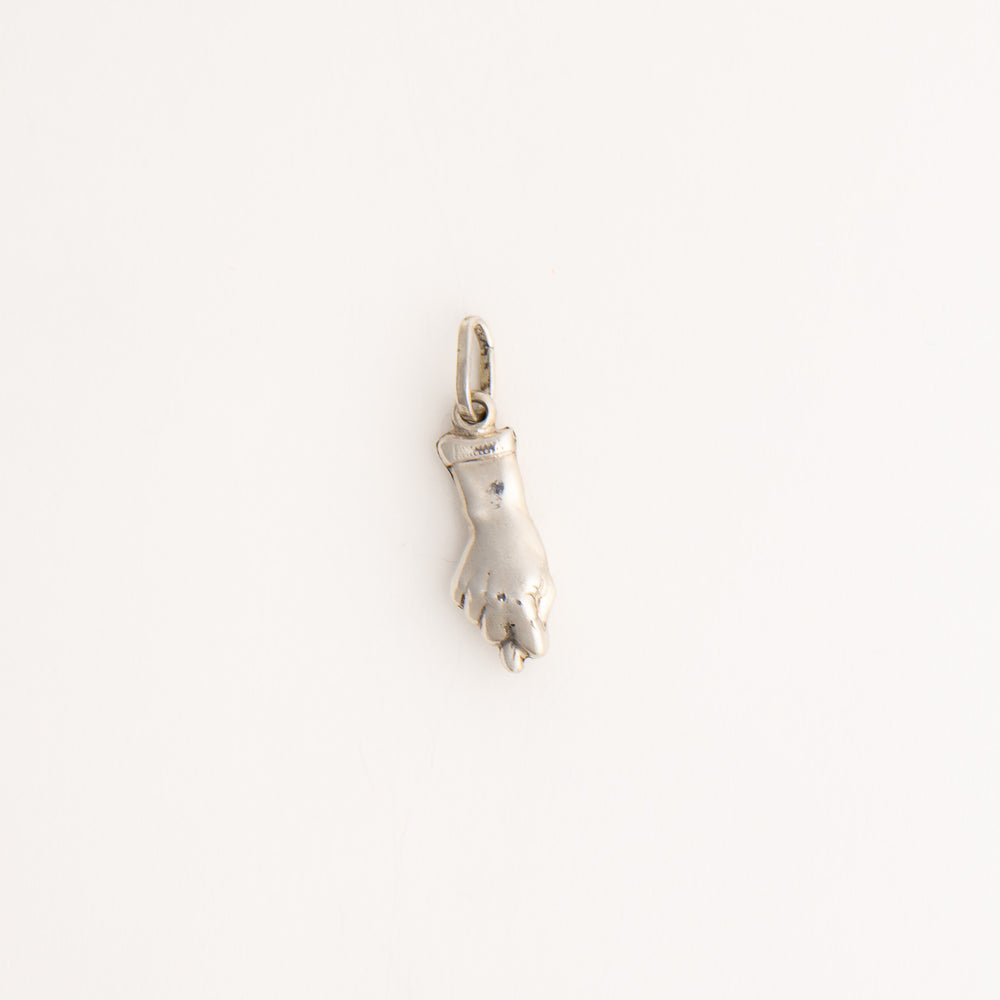 
                  
                    vintage sterling silver mano figa pendant charm
                  
                