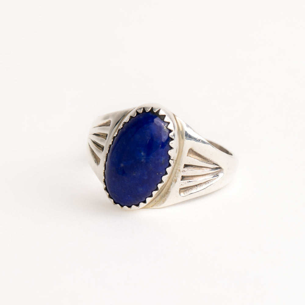 
                  
                    vintage artisan blue lapis lazuli ring by annie lincoln 
                  
                
