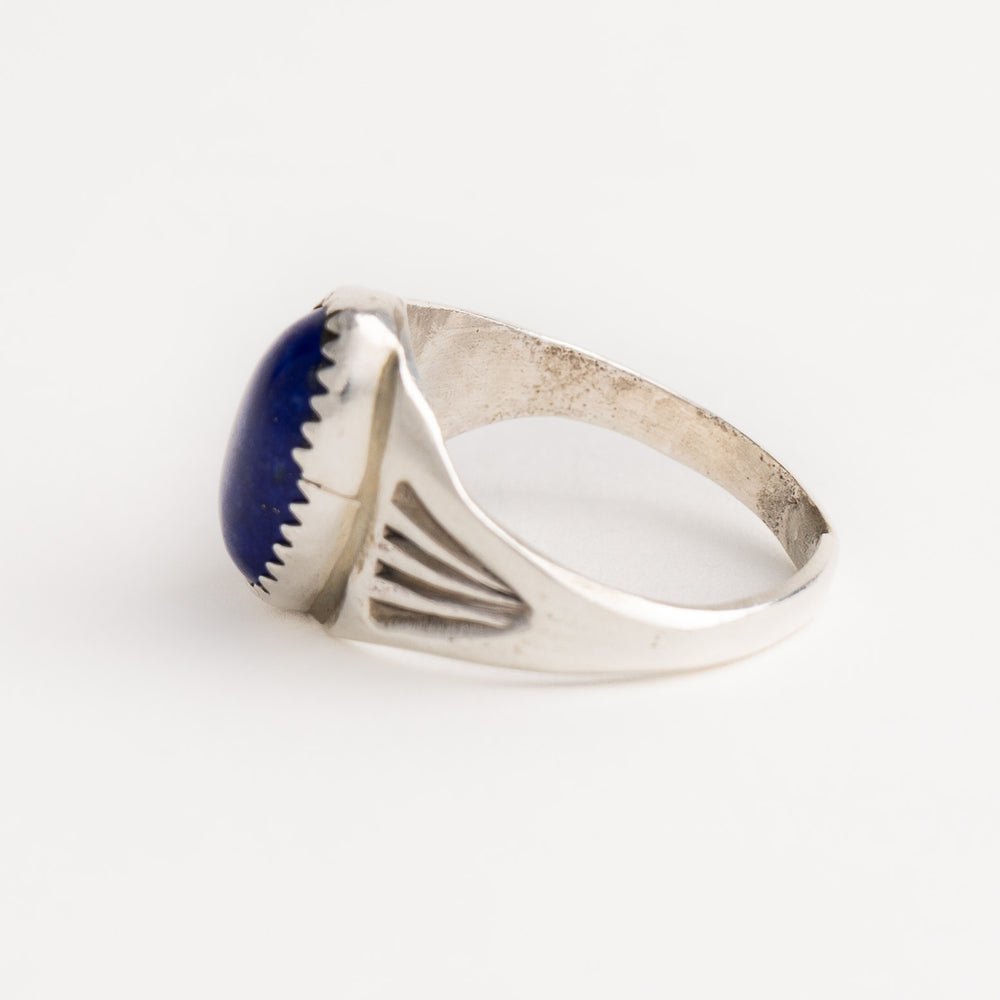 
                  
                    vintage artisan blue lapis lazuli ring by annie lincoln 
                  
                