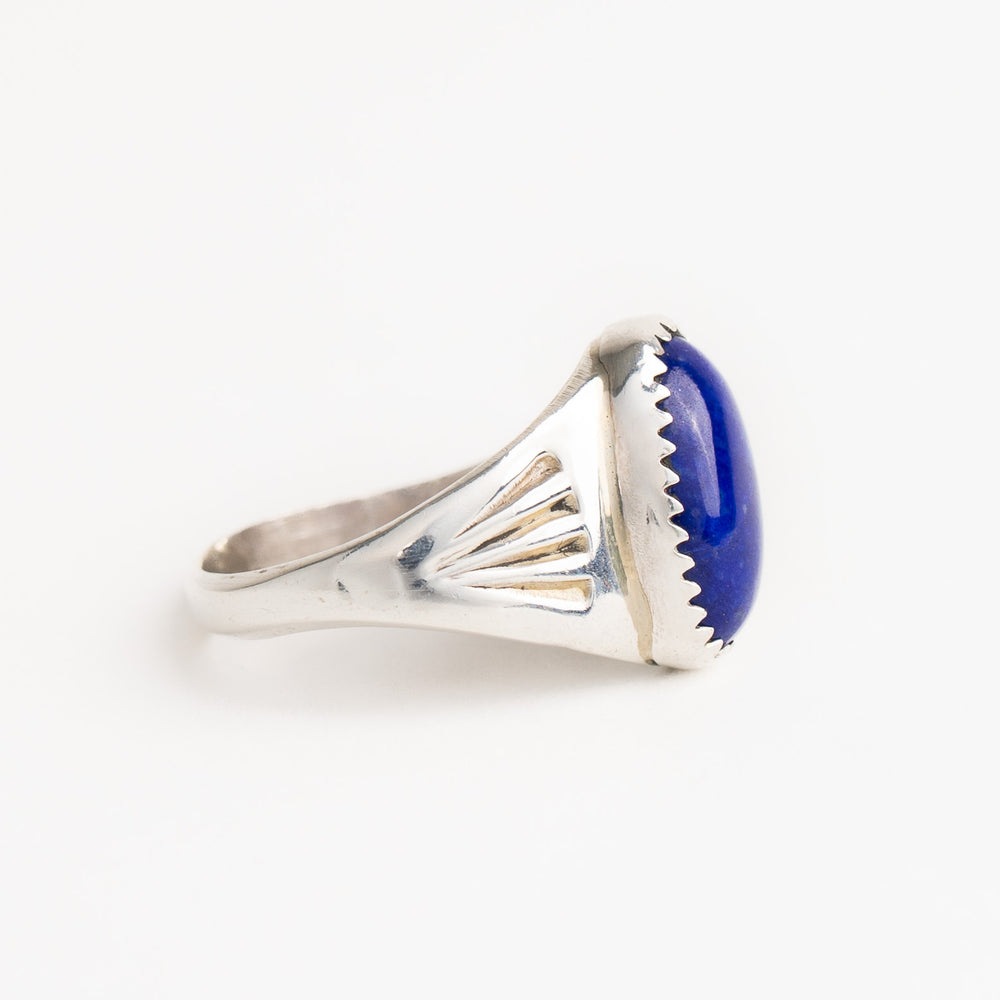
                  
                    vintage artisan blue lapis lazuli ring by annie lincoln 
                  
                