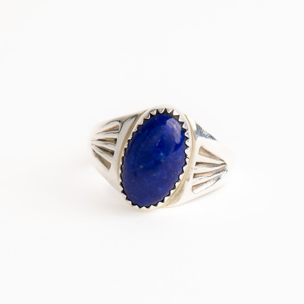 
                  
                    vintage artisan blue lapis lazuli ring by annie lincoln 
                  
                
