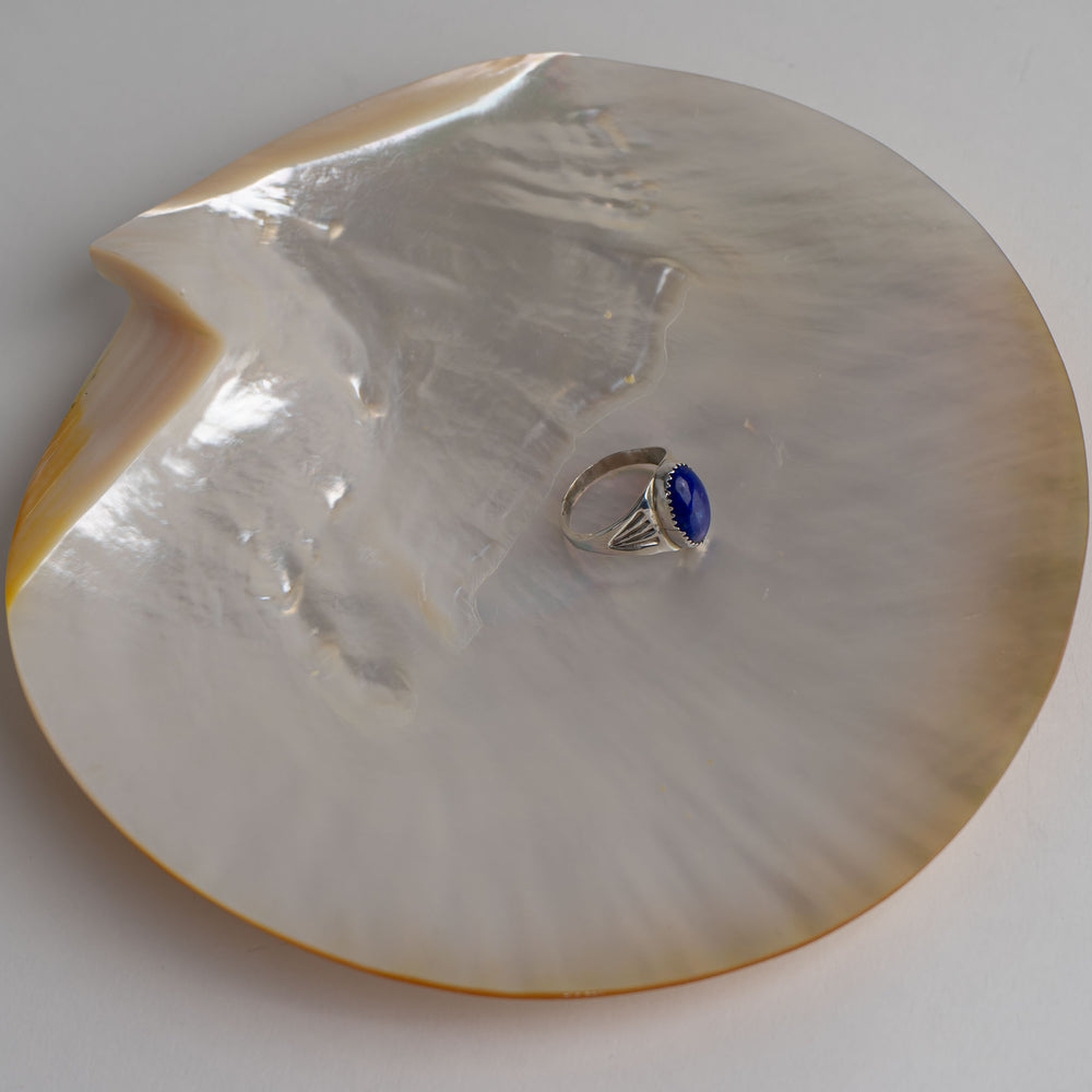
                  
                    vintage artisan blue lapis lazuli ring by annie lincoln 
                  
                