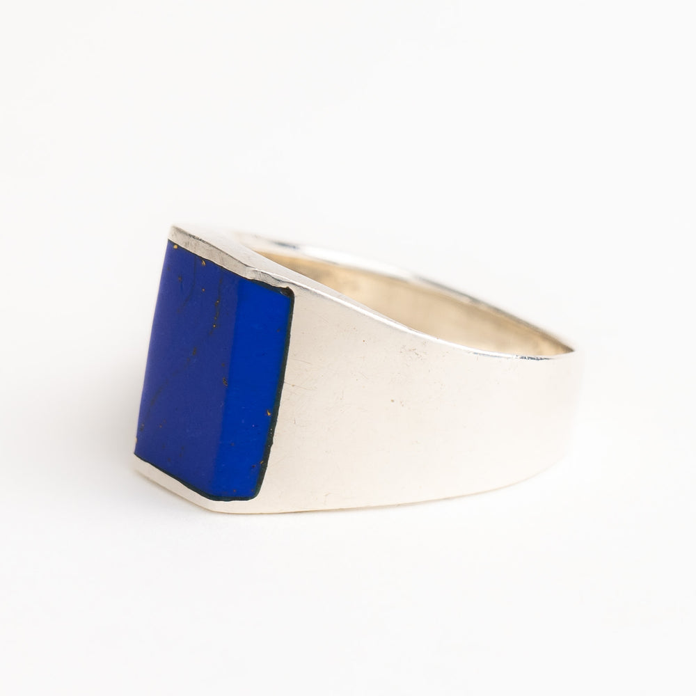 
                  
                    vintage sterling silver lapis statement ring 
                  
                