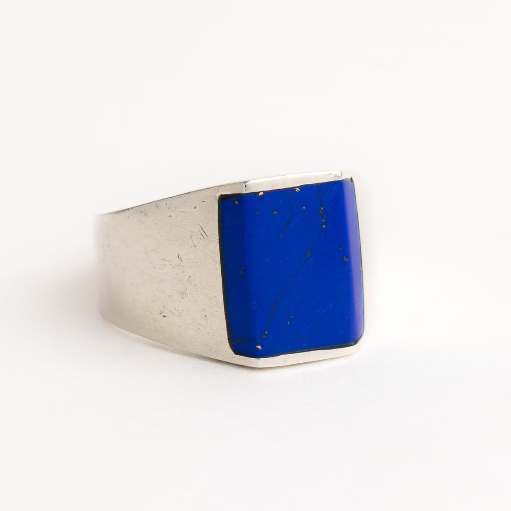 
                  
                    vintage sterling silver lapis statement ring
                  
                