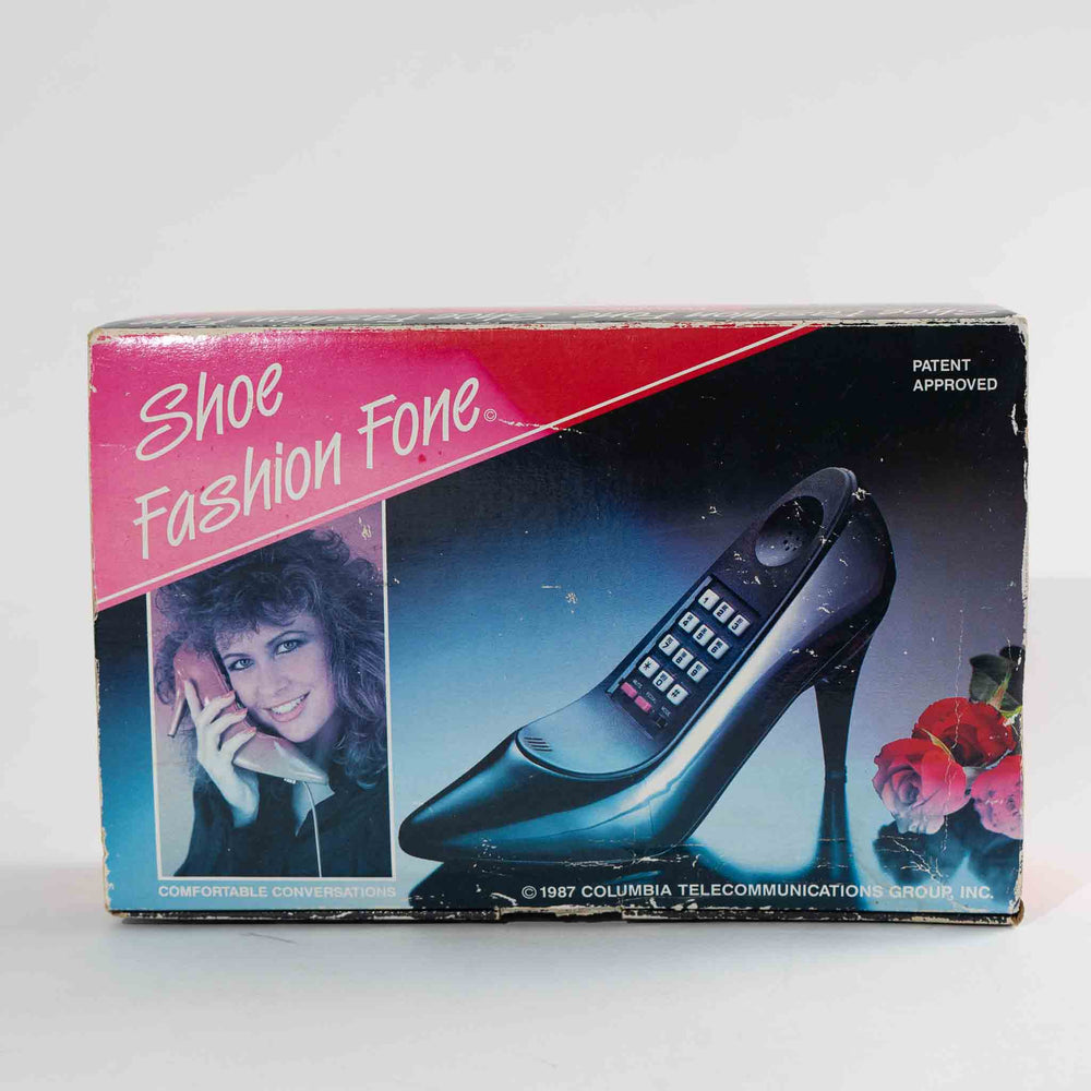 
                  
                    Vintage Black High Heel Phone - New Old Stock - vintage house phone
                  
                