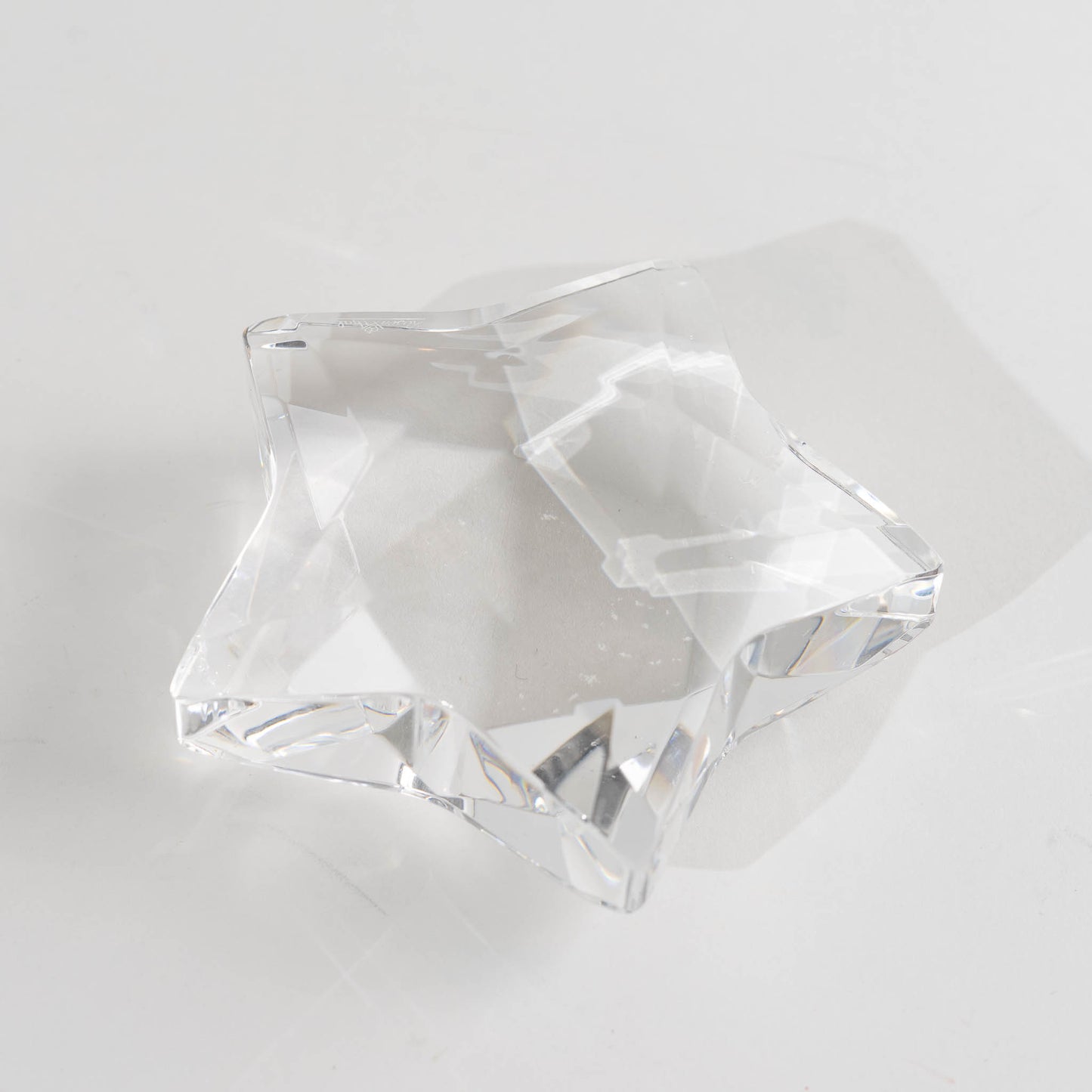 Load image into Gallery viewer, Rosenthal Crystal Faceted Star Crystal Paperweight
