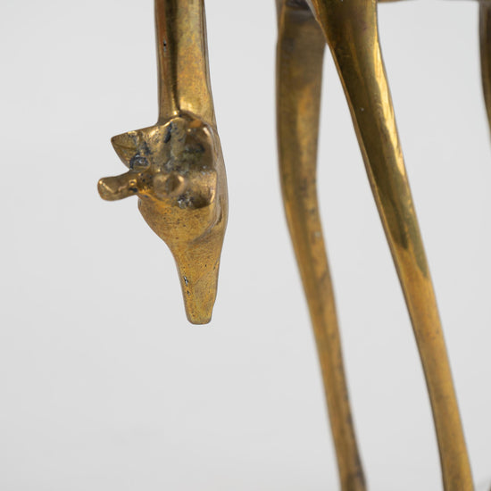 Load image into Gallery viewer, Vintage Brass Giraffe Figure 
