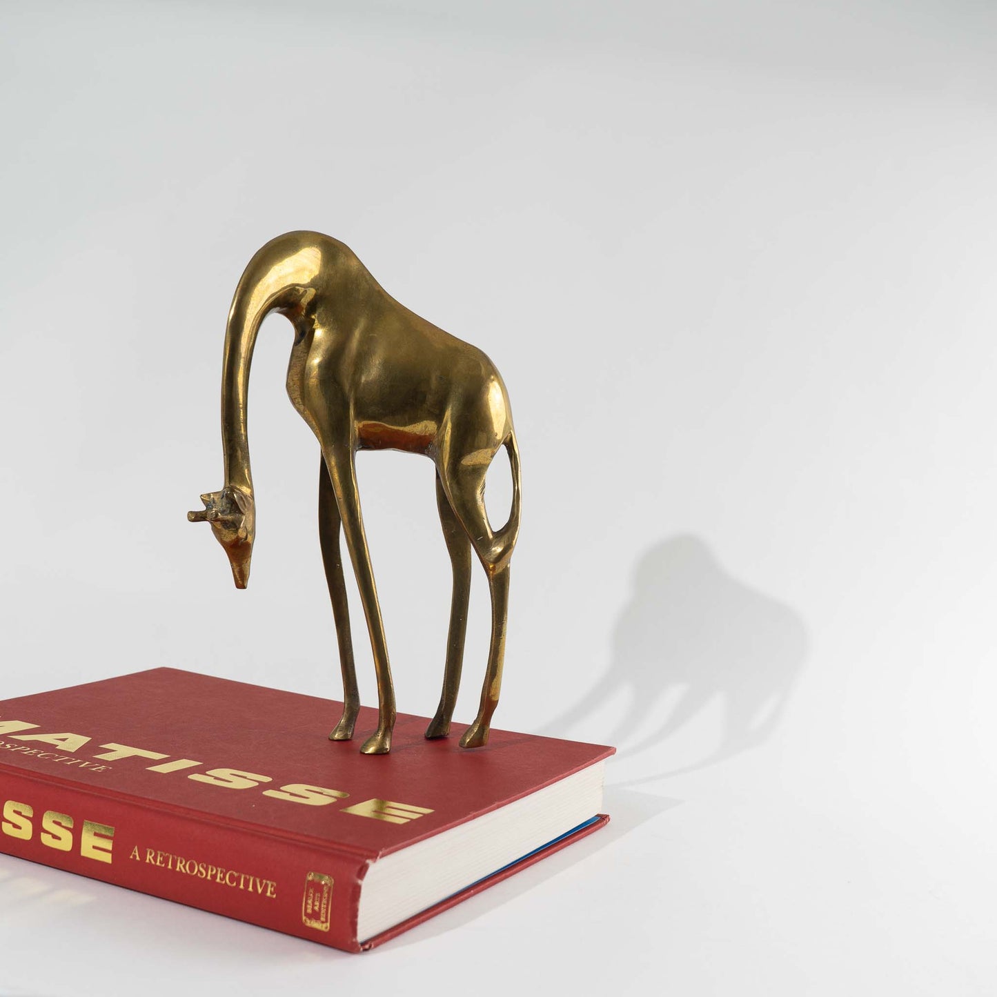Load image into Gallery viewer, Vintage Brass Giraffe Figure 
