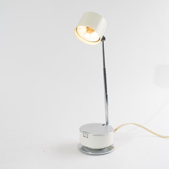 Load image into Gallery viewer, Vintage Japanese Telescoping Desk Lamp - small warm bulb
