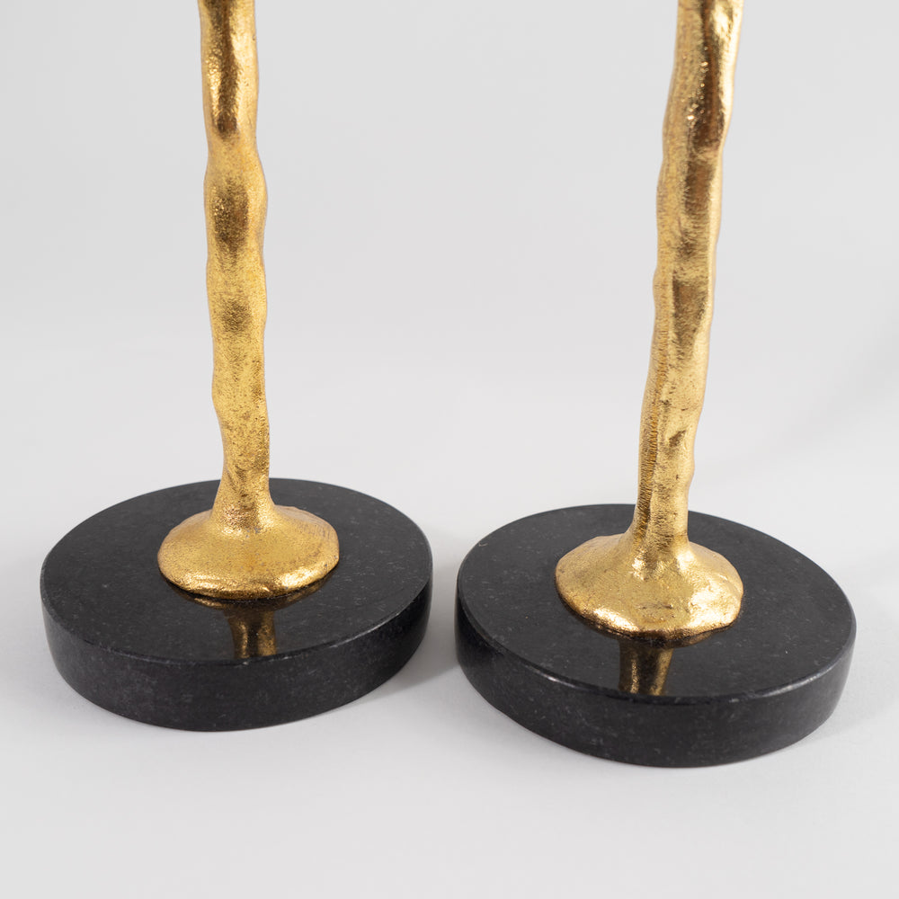 
                      
                        Michael Aram Adam & Eve Candle Holders - Gold and Black Granite
                      
                    