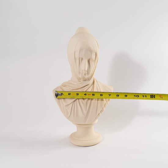 1996 Museum Reproduction "The Veiled Nun" Composite Bust by Austin Prod for Corcoran Gallery of Art