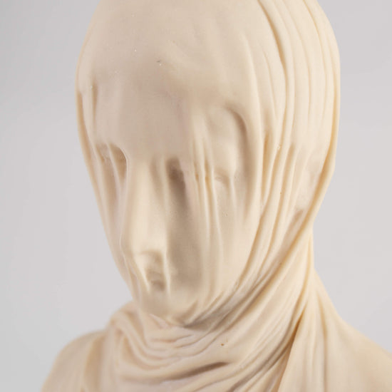 1996 Museum Reproduction "The Veiled Nun" Composite Bust by Austin Prod for Corcoran Gallery of Art