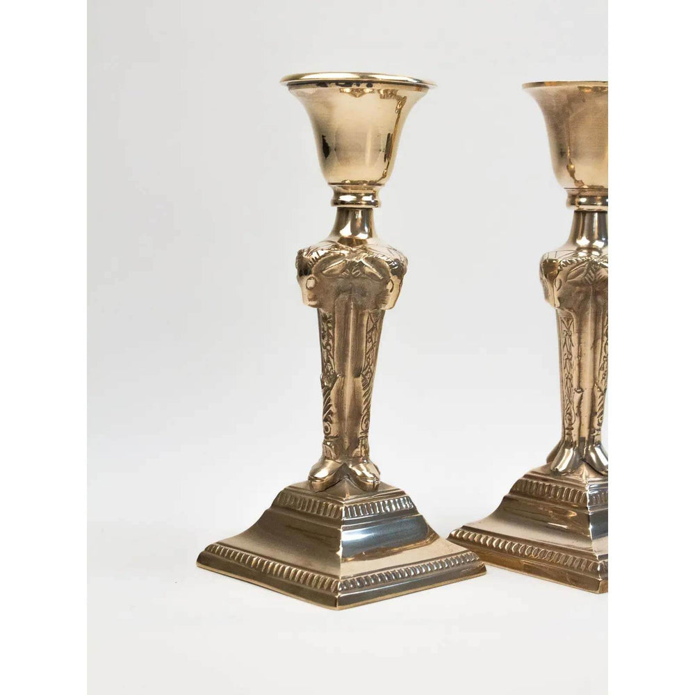 
                  
                    Brass Rams Head Candlestick Holder
                  
                