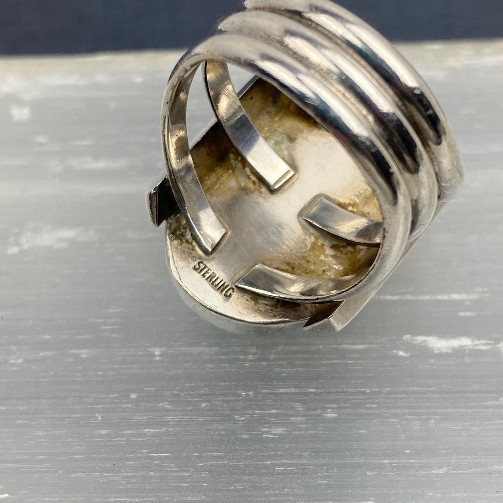 
                      
                        Vintage Malachite Statement Ring - Size 11
                      
                    