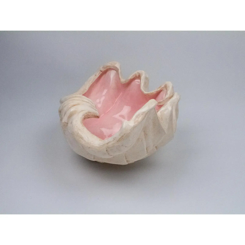 
                      
                        Vintage Blush Ceramic Shell Bowl
                      
                    