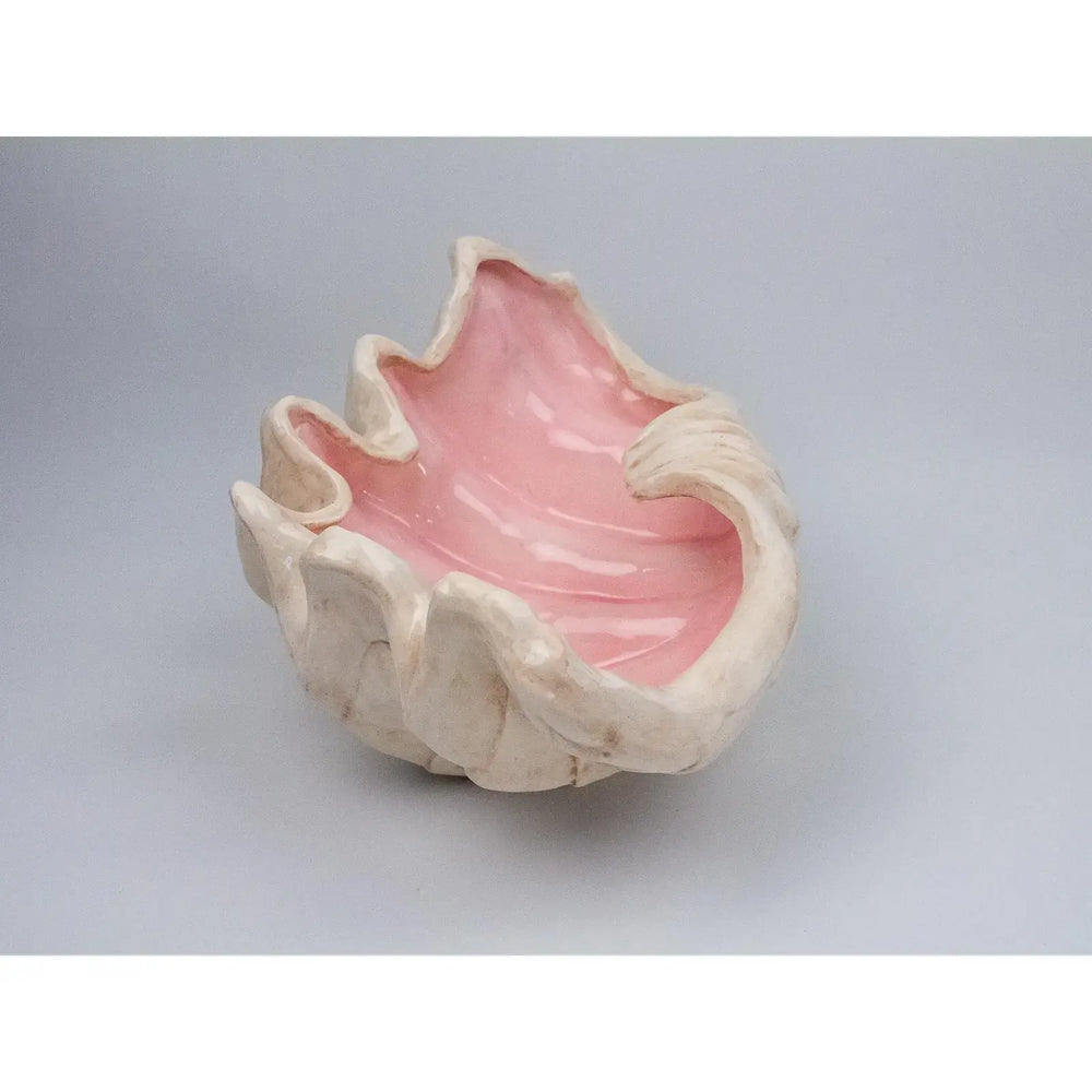 
                      
                        Vintage Blush Ceramic Shell Bowl
                      
                    