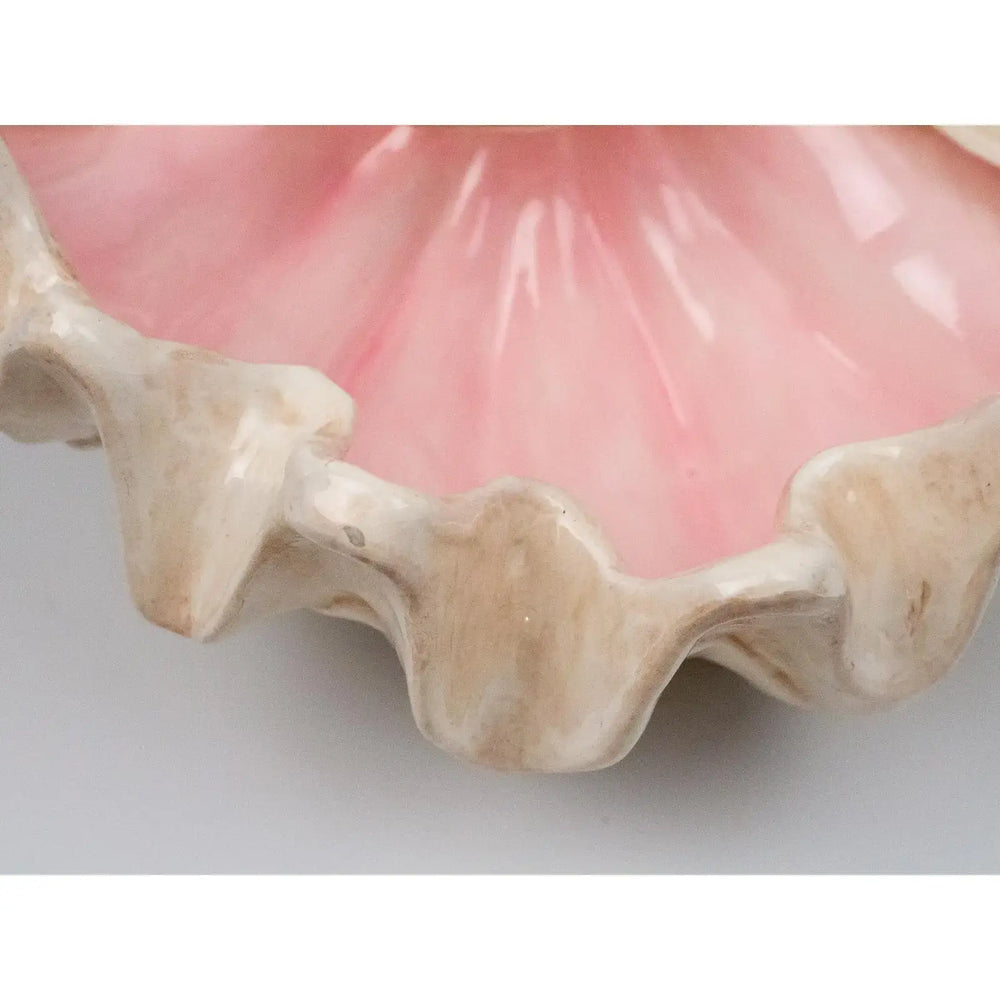 
                      
                        Vintage Blush Ceramic Shell Bowl
                      
                    