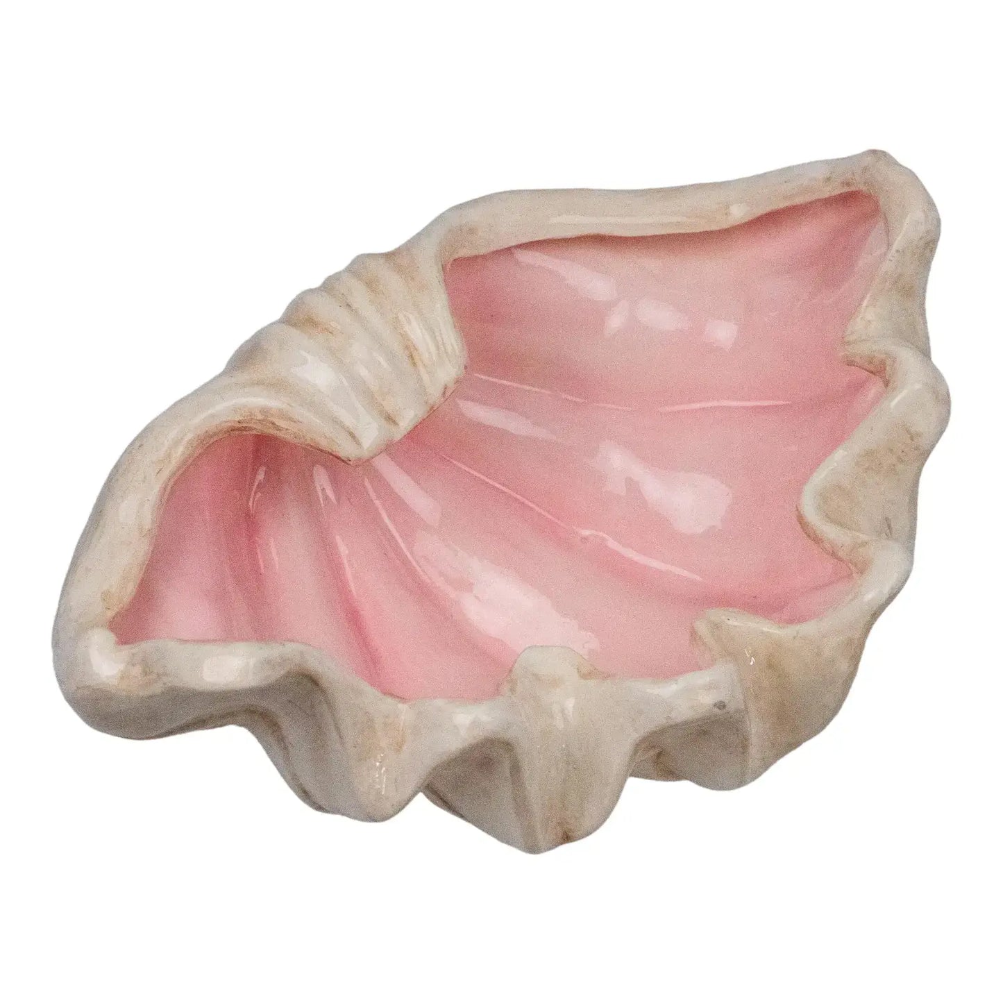 Vintage Blush Ceramic Shell Bowl – The Vintage Advisor