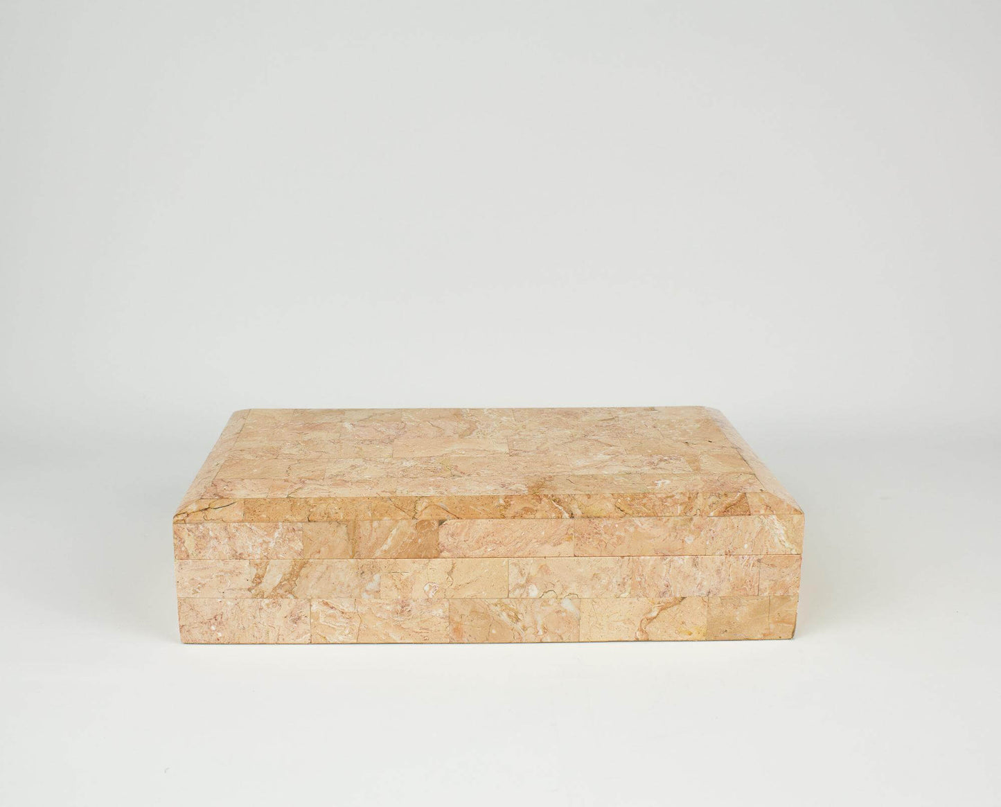 Load image into Gallery viewer, Vintage Pink Tessellated Stone Box
