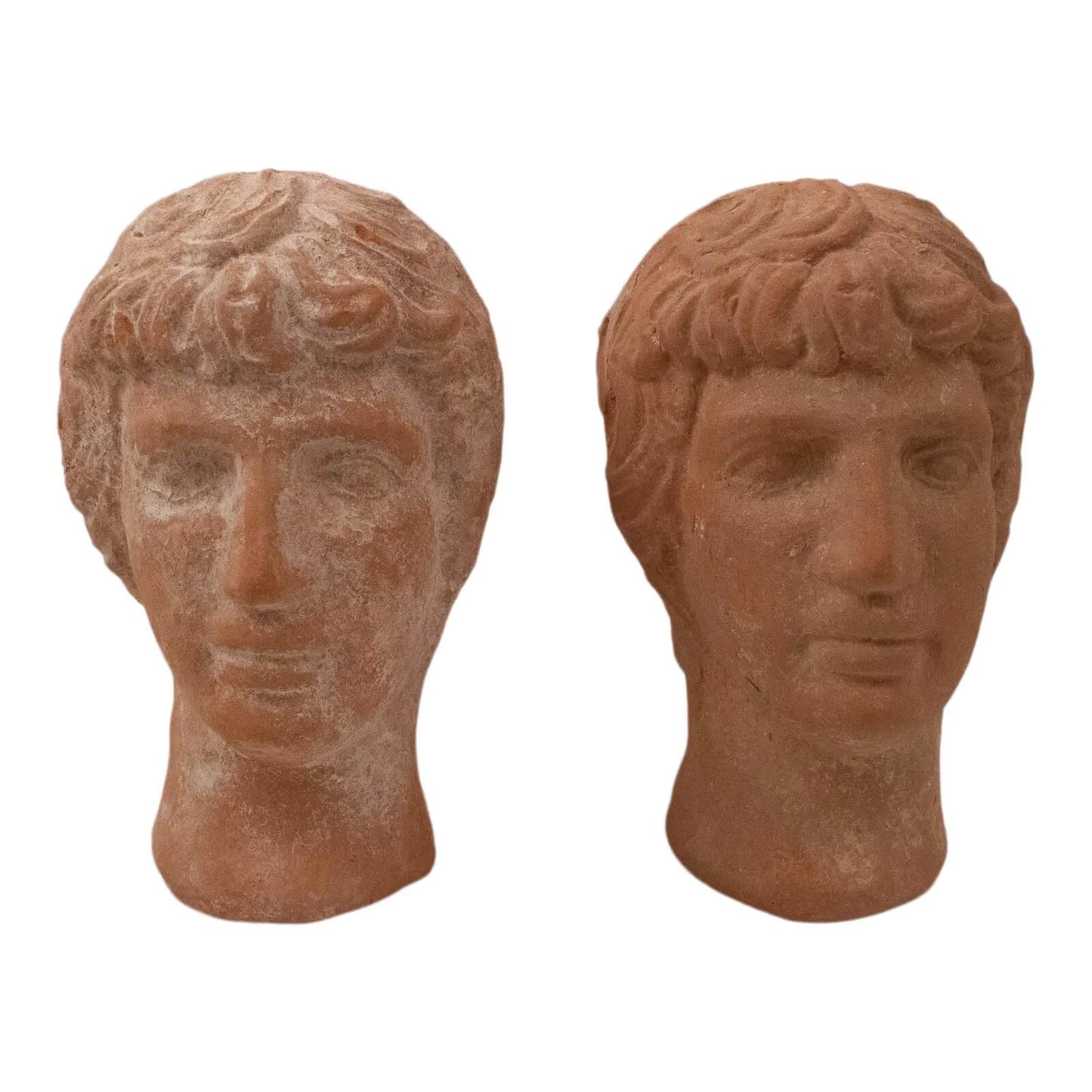 terra cotta classic male roman bust