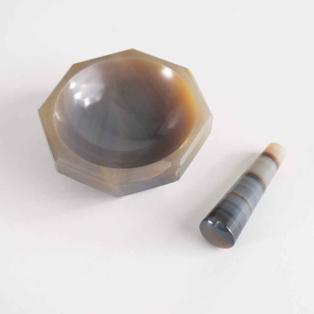 
                  
                    Miniature Grey Agate Mortar and Pestle 
                  
                