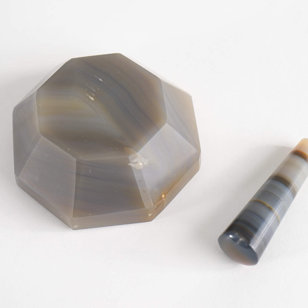 
                  
                    Miniature Grey Agate Mortar and Pestle 
                  
                