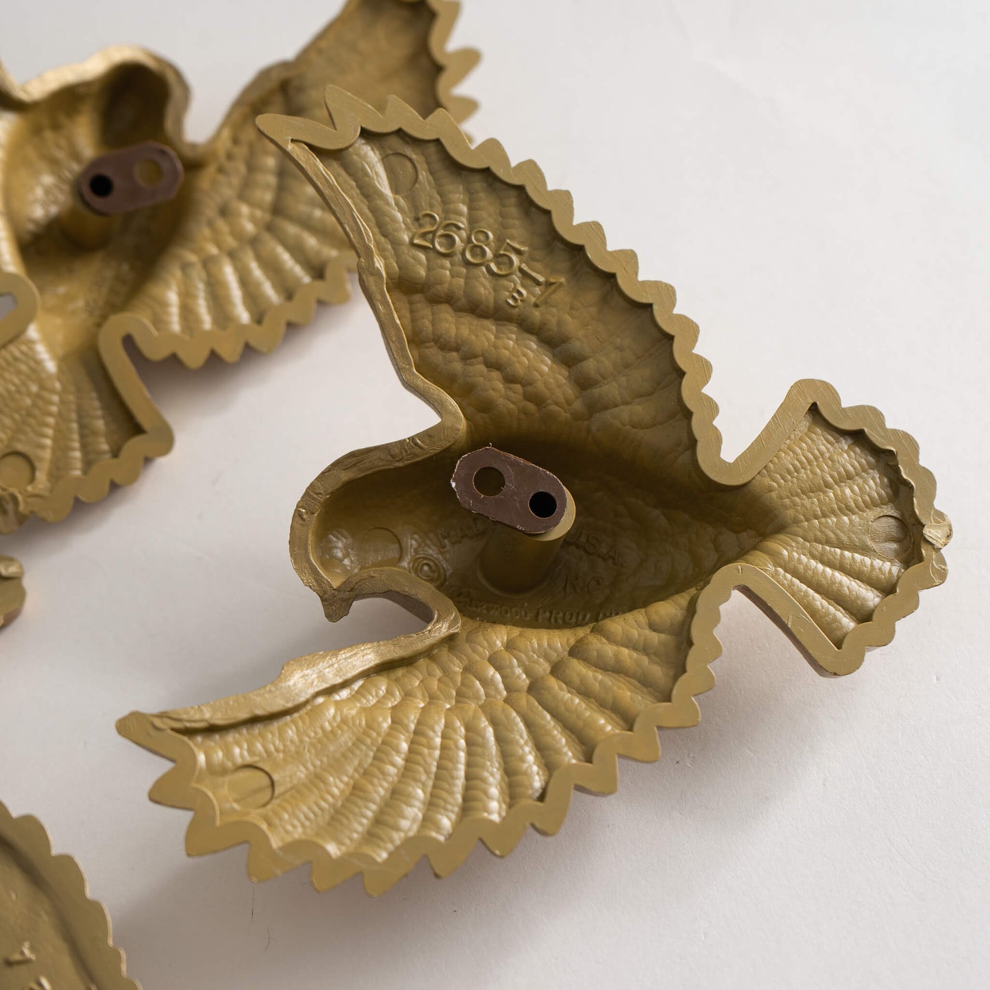 Vintage Gold Birds Wall Decor 