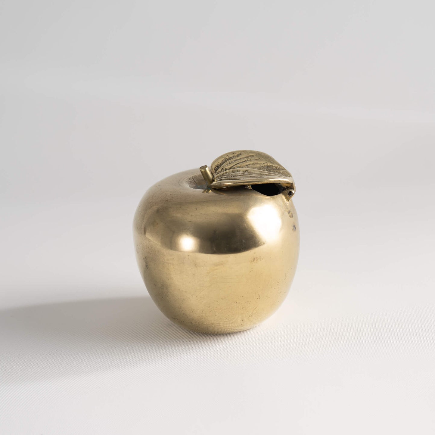 Vintage Brass Apple Incense Holder 