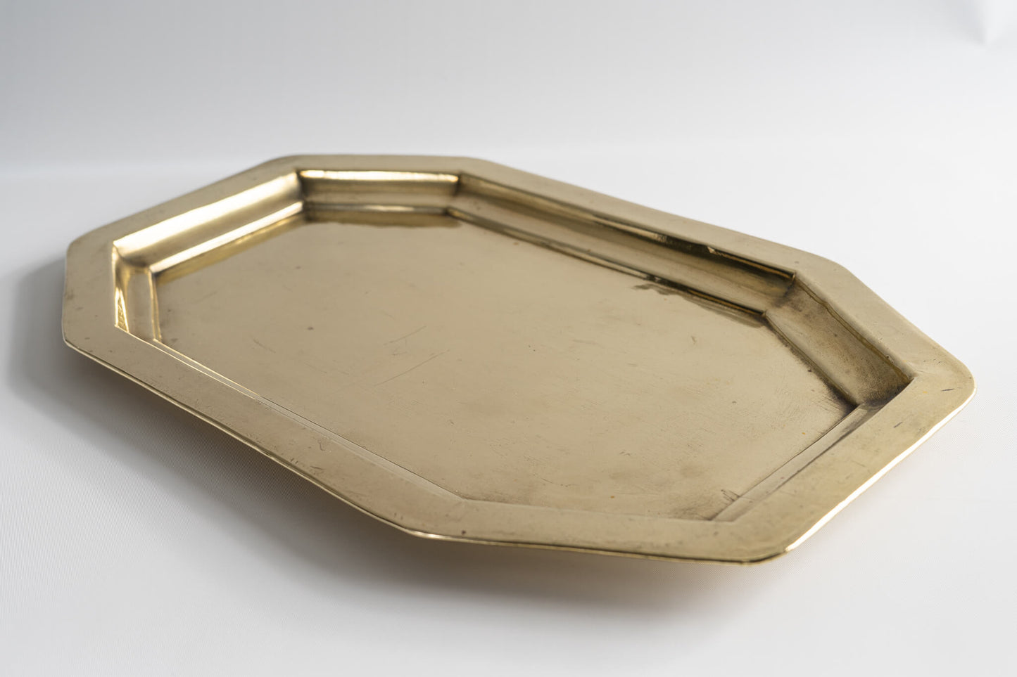 Load image into Gallery viewer, Vintage Brass Octagon Tray
