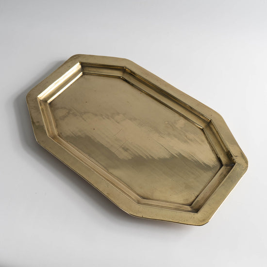 Load image into Gallery viewer, Vintage Brass Octagon Tray
