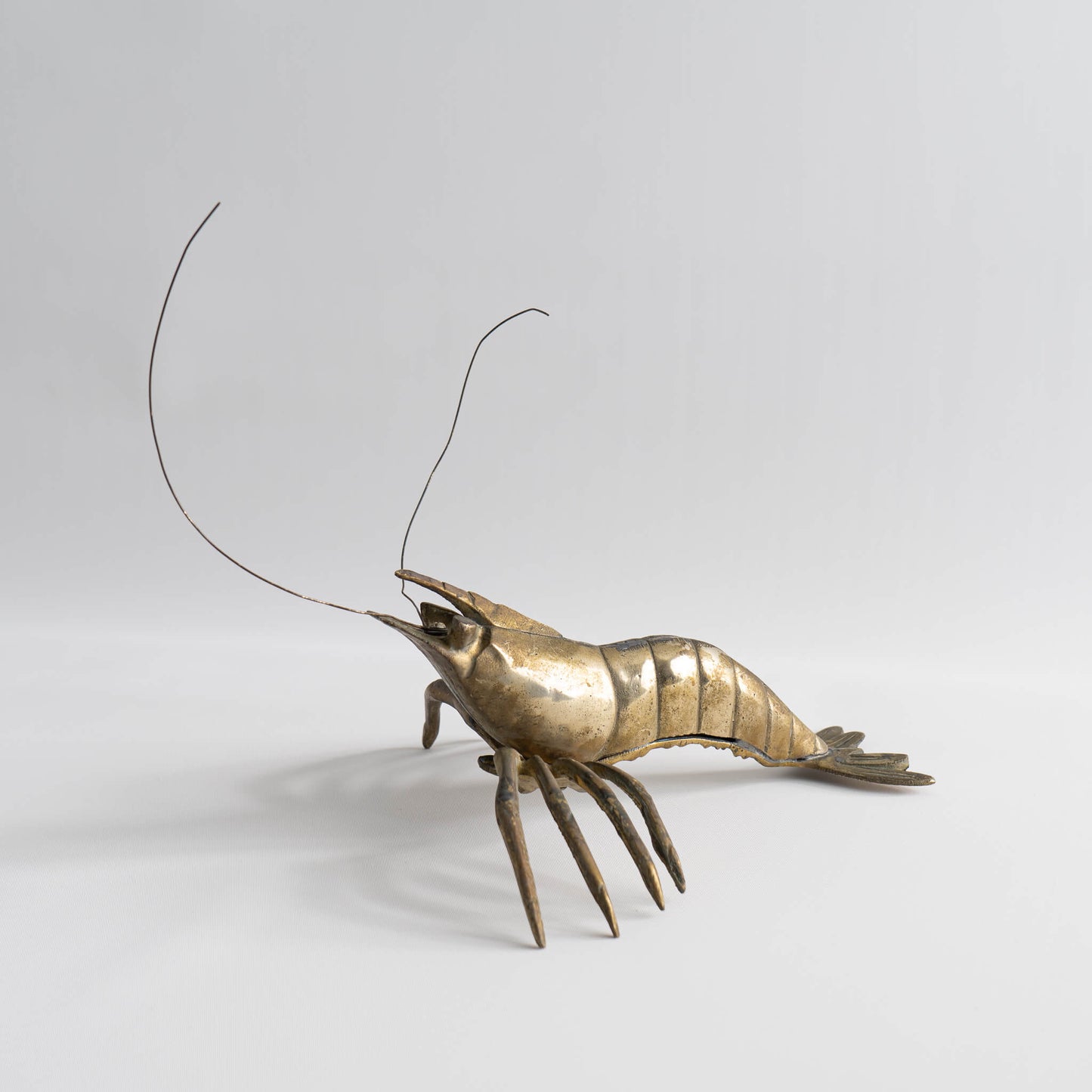 Load image into Gallery viewer, Vintage Brass Sea Creatures Lobster Crawfish 
