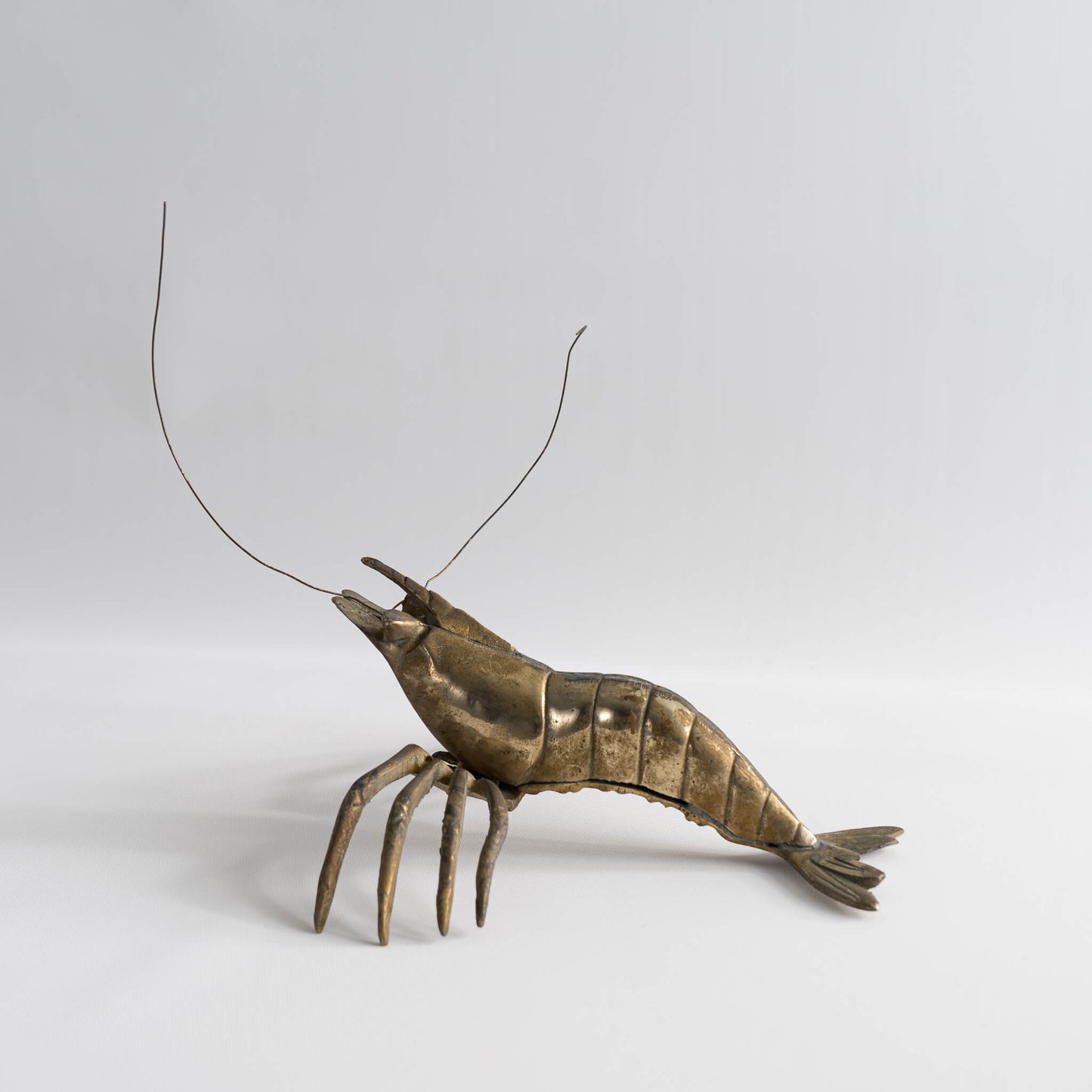 Load image into Gallery viewer, Vintage Brass Sea Creatures Lobster Crawfish 
