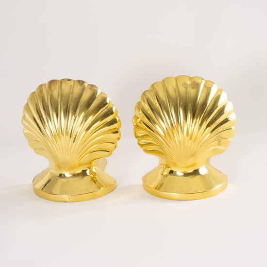 Vintage Brass Sea Shell Bookends – The Vintage Advisor