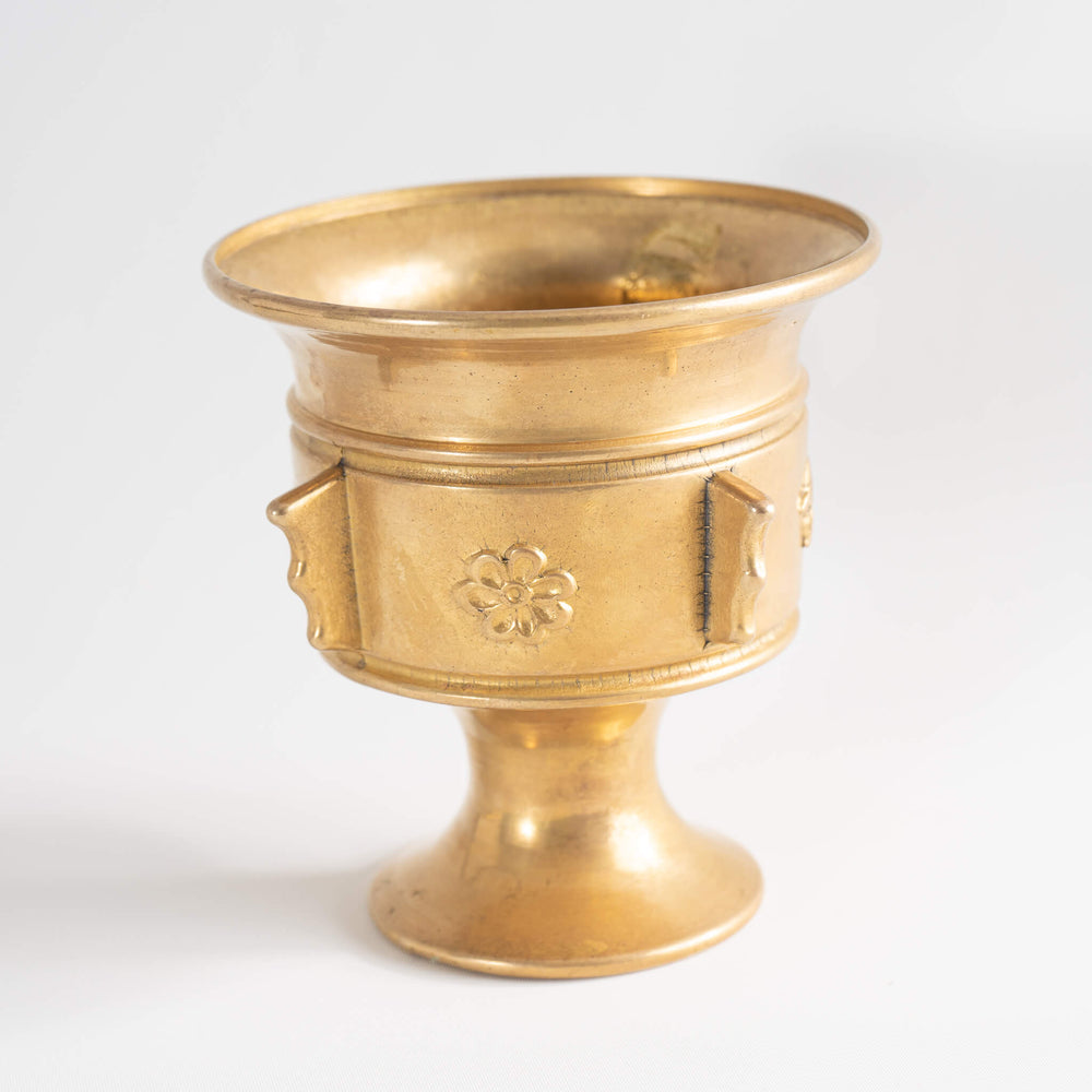 
                  
                    Vintage Heavy Brass Apothecary Mortar 
                  
                