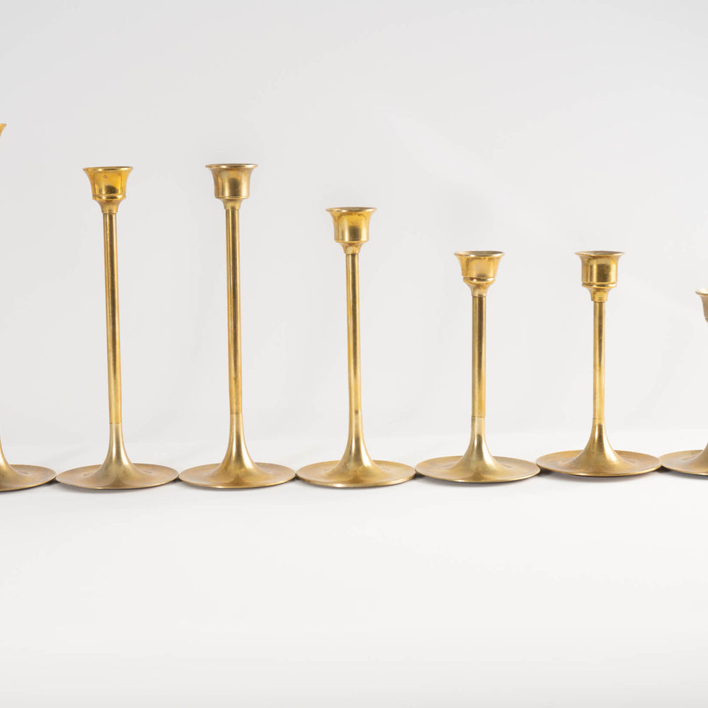 
                      
                        Vintage Brass Candlestick Holders - Set of 7
                      
                    