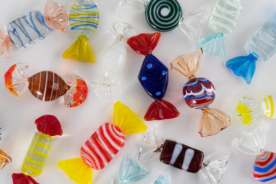 Load image into Gallery viewer, Vintage Murano Style Glass Candy Collection 
