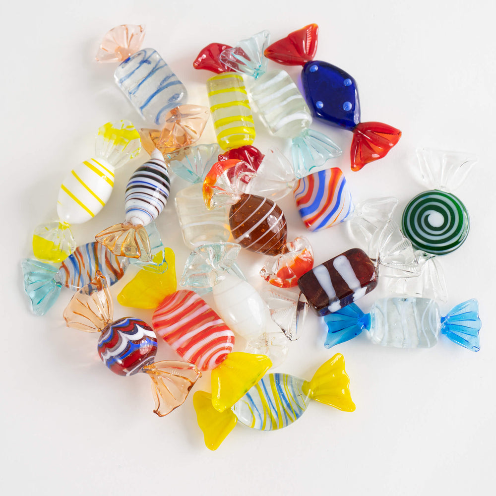Vintage Murano Style Glass Candy Collection 