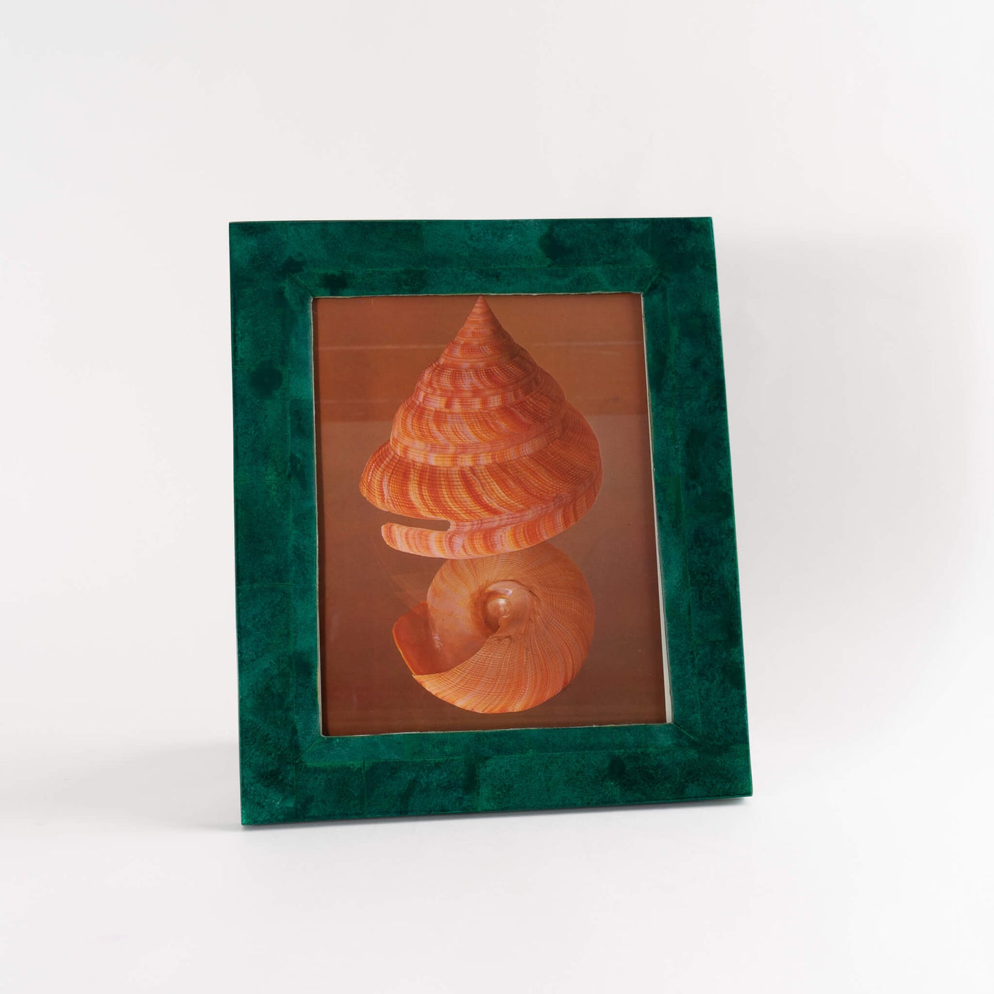 Load image into Gallery viewer, Vintage Green Faux Marble Picture Frame
