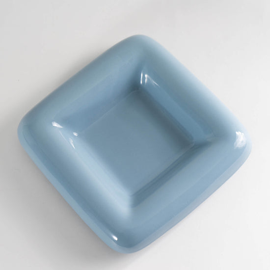 Vintage Haeger Blue Ceramic Catchall