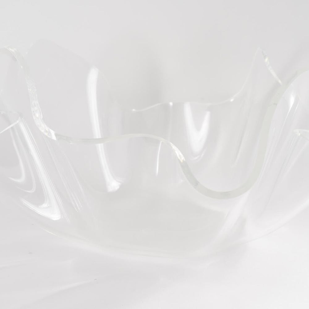 
                      
                        Vintage Draped Lucite BowlVintage Draped Lucite Bowl - Sculptural Clear Lucite Centerpiece
                      
                    