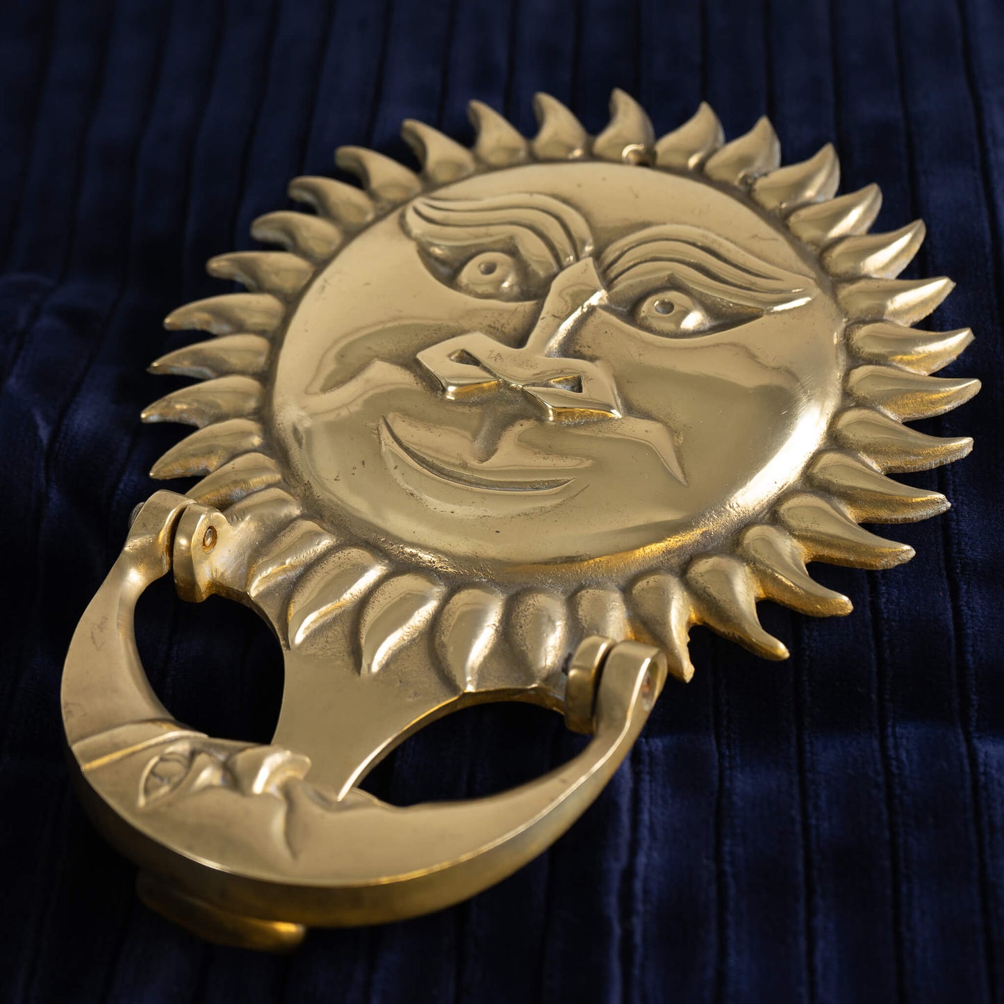 Vintage Sun and Moon Door Knocker